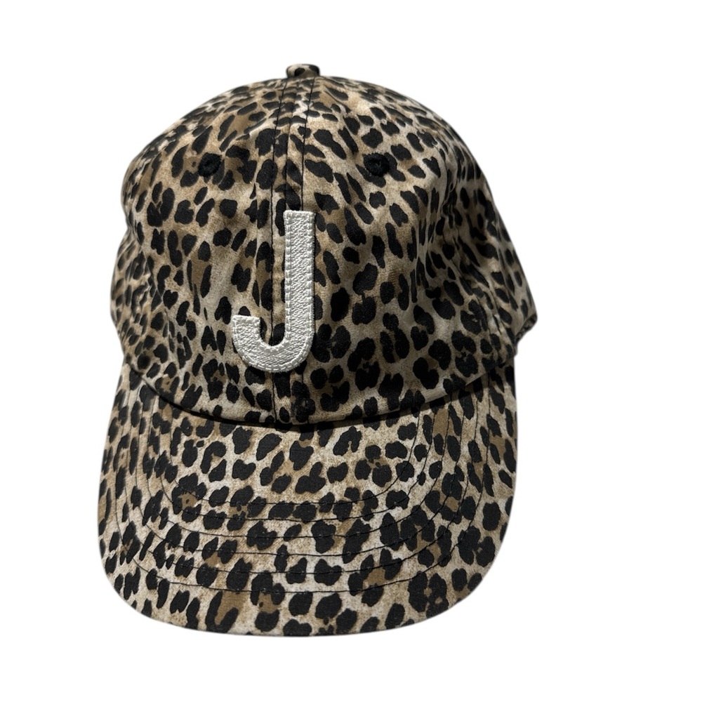 Rey to z Leopard Print Kids Cap with white Letter